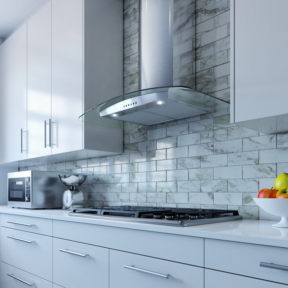 xo range hood blinking light