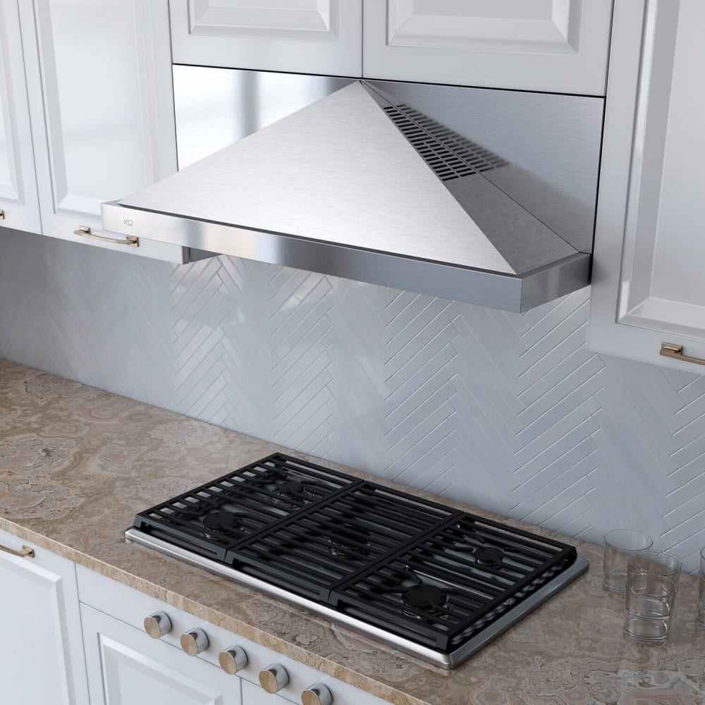 XO XOP36SC Range Hood with 4Speed 395/600 CFM Blower