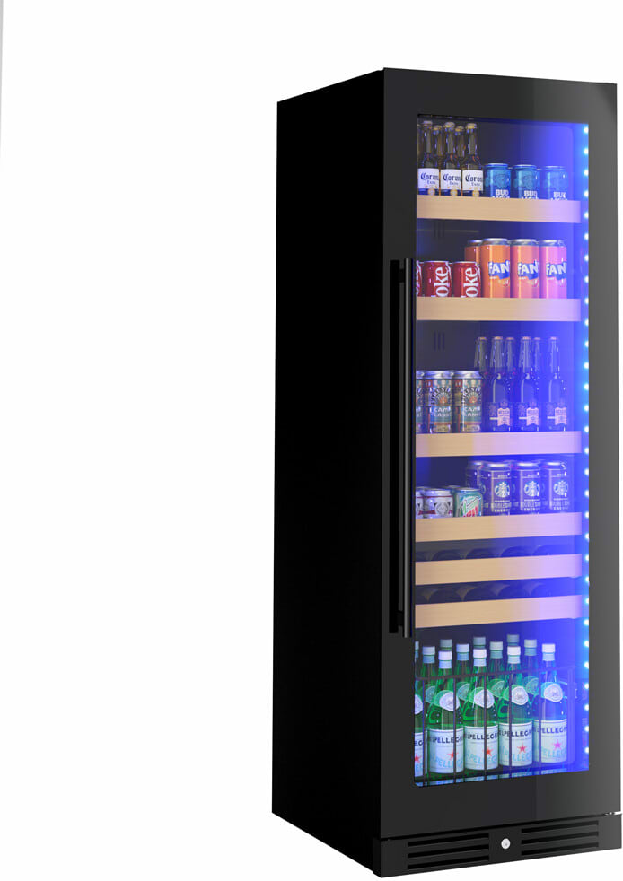XO XOU2470BCGB 24 Inch Tall Column BuiltIn Beverage Center with 144