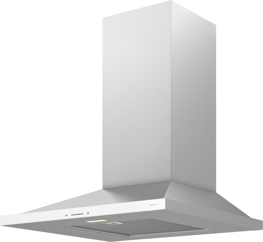 Zephyr ZANE24DS Anzio Wall Mount Range Hood with 5-Speed 600 CFM Blower,  ICON Touch™ Controls, LumiLight LED Lighting, Aluminum Mesh Filters,  Airflow 