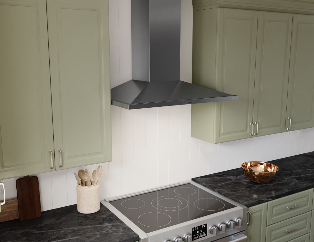 Zephyr ZANE30DBS Anzio Wall Mount Range Hood with 5-Speed