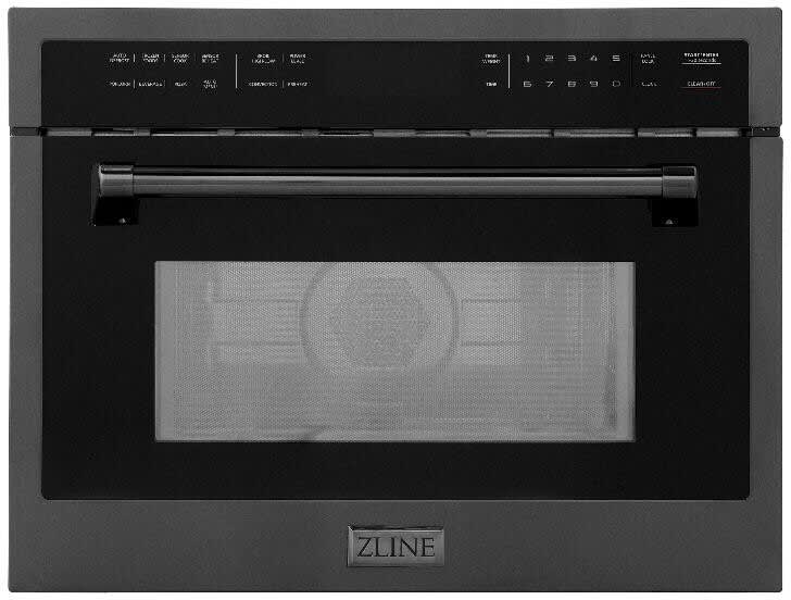 ZLINE MWO24BS 24 Inch Built-In Convection Microwave Oven with 1.6