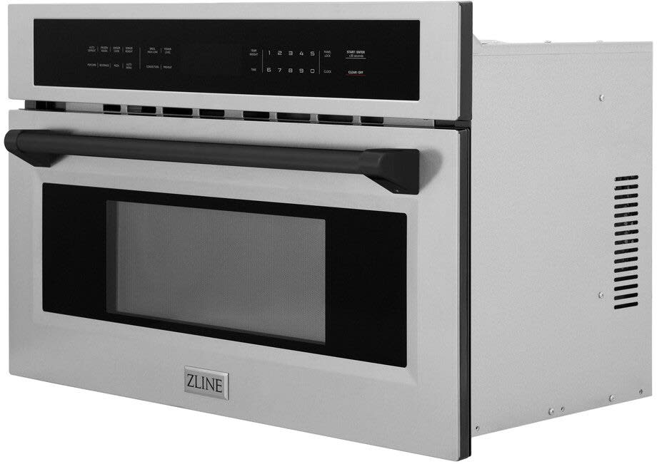 ZLINE MWOZ30MB 30 Inch Built-in Microwave Oven with 1.6 cu. ft