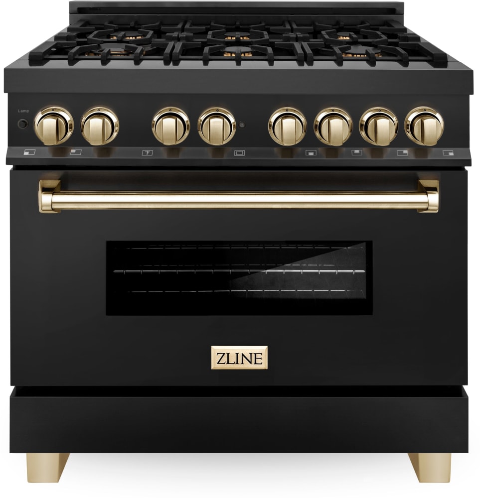 ZLINE RABZ36G 36 Inch Autograph Edition Dual Fuel Range with 6