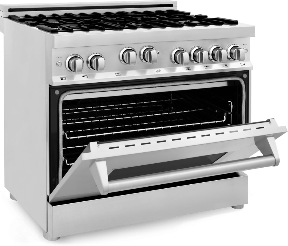 ZLINE RG36 36 Inch ProStyle Freestanding Gas Range with 6 Handcrafted