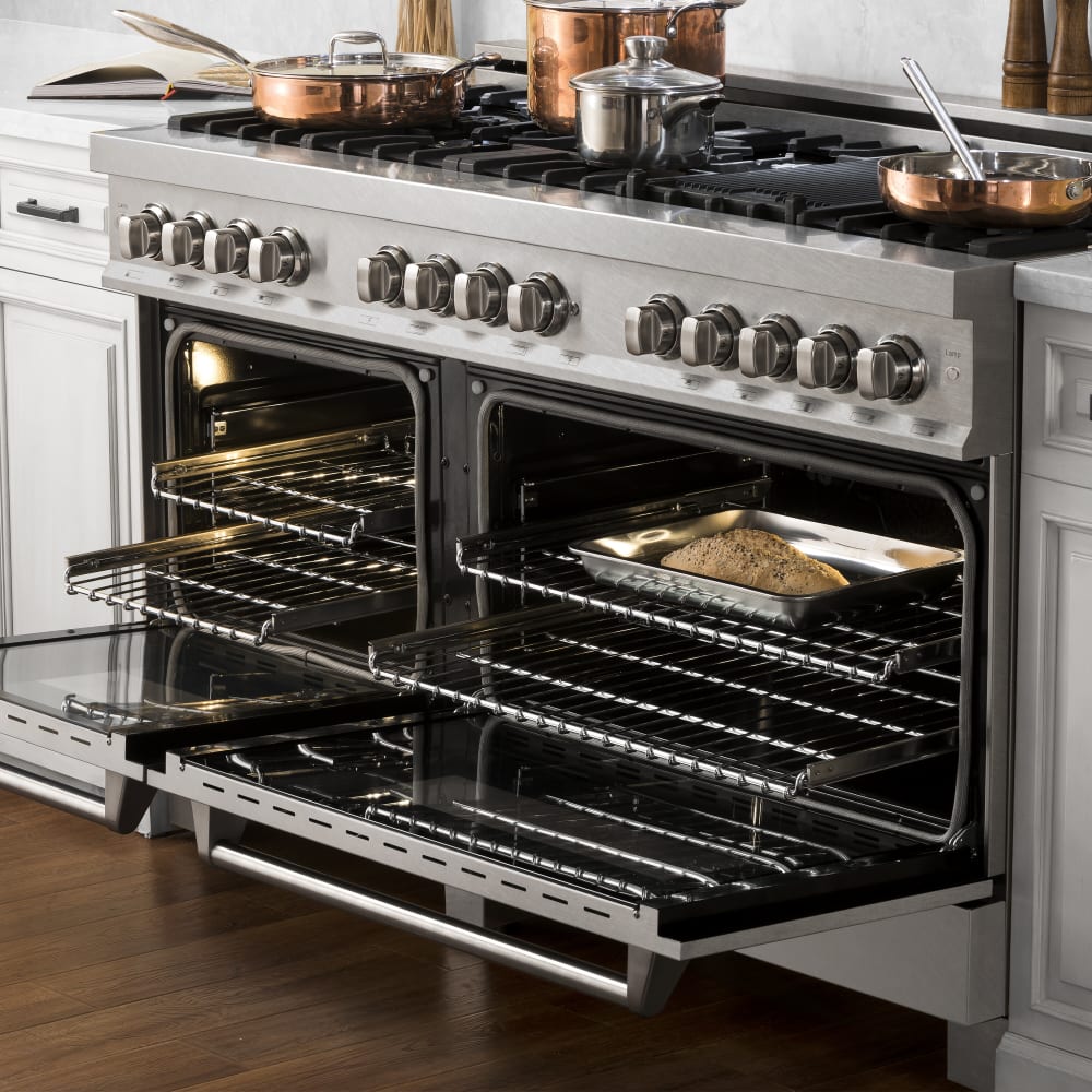 ZLINE RASSN60 60 Inch Professional Dual Fuel Range with 9 Sealed