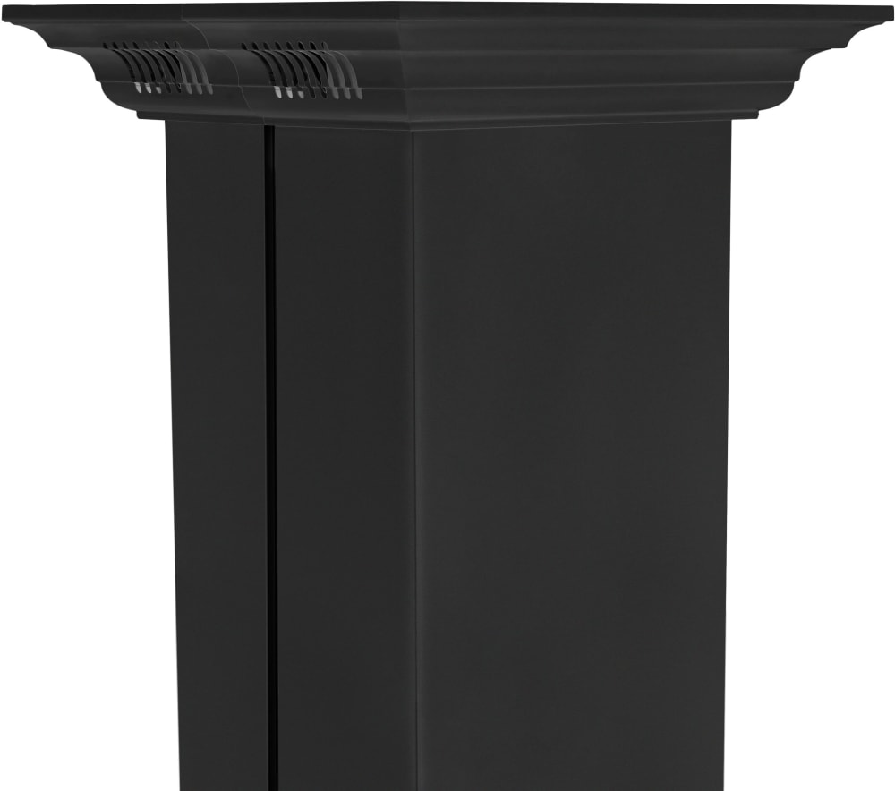 ZLINE CM6BTBSGL2IN Crown Molding in Black Stainless Steel with Builtin