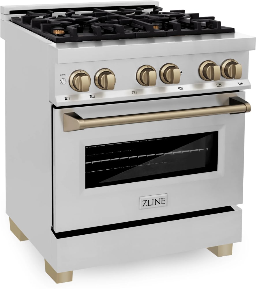 ZLINE RAZ30CB 30 Inch Freestanding Professional Dual Fuel Range
