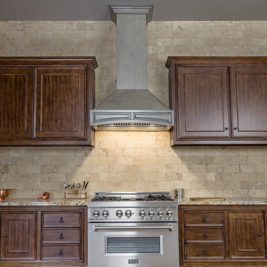ZLINE 321GGRS30 30 Inch Designer Series Wooden Wall Mount Range Hood in
