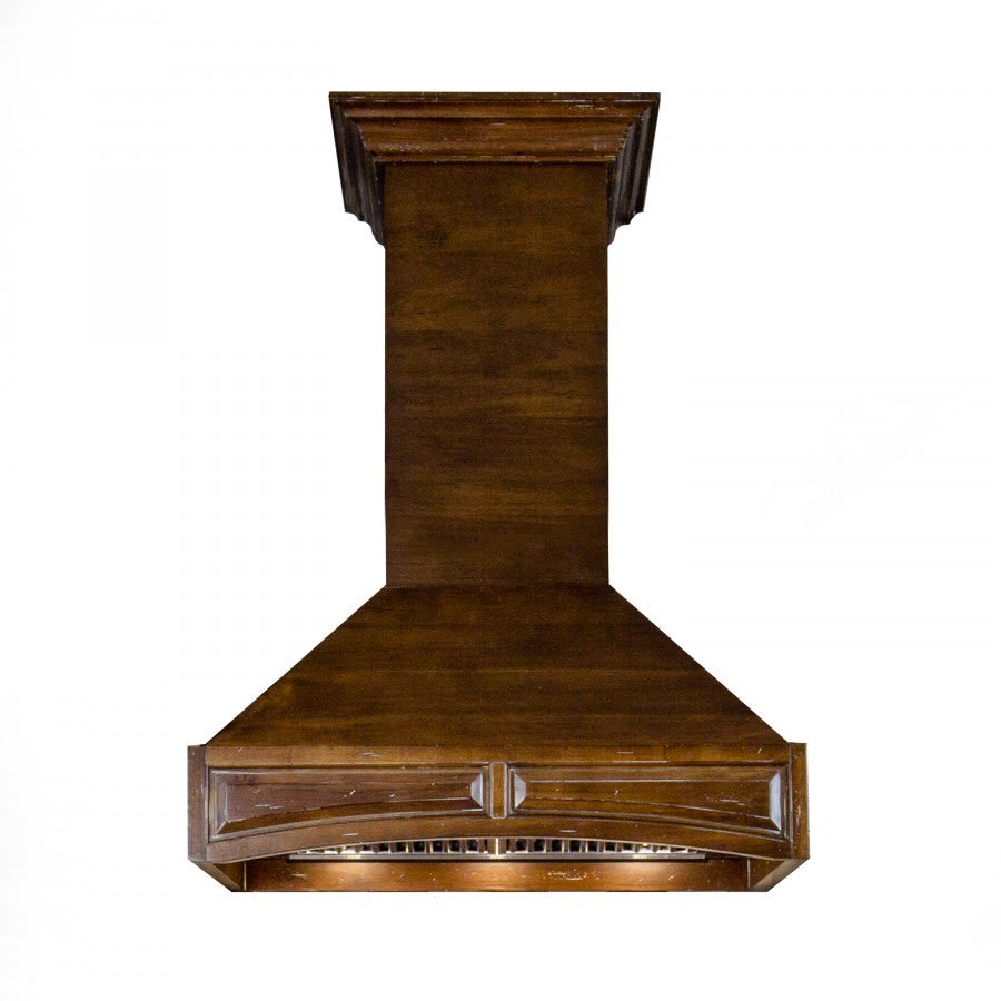 ZLINE 321RRRS48400 48 Inch Designer Series Wooden Wall Mount Range Hood