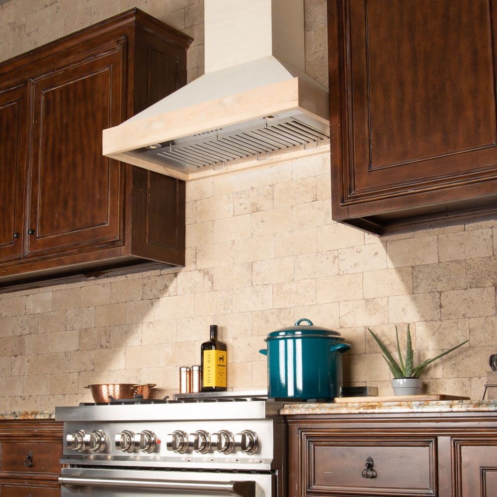 36 inch wooden range hood cheap