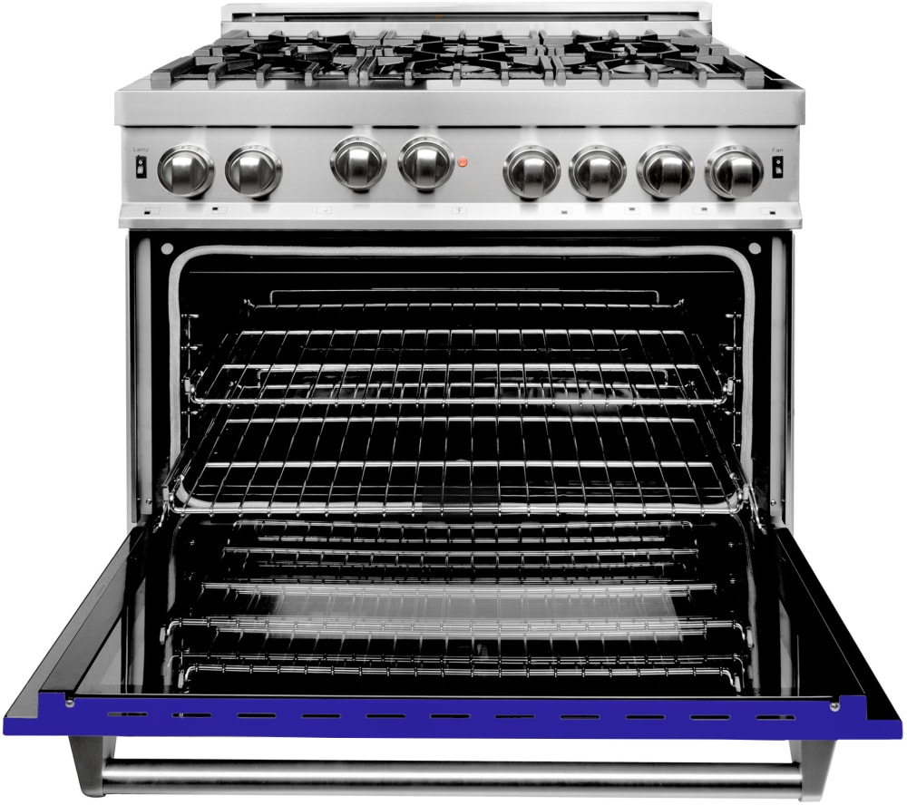 ZLINE RGBM36 36 Inch Freestanding Professional Gas Range with 6 Sealed