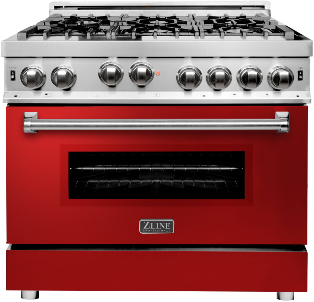 ZLINE RGRG36 36 Inch Freestanding Professional Gas Range with 6 Sealed