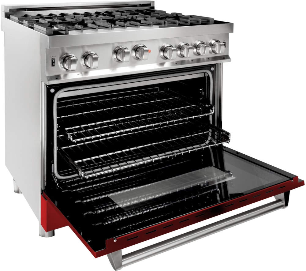 ZLINE RGRG36 36 Inch Freestanding Professional Gas Range with 6 Sealed