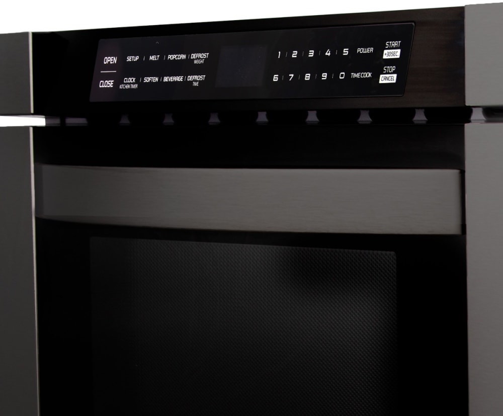 ZLINE MWD1BS 24 Inch Microwave Drawer with 1.2 Cu. Ft. Capacity, 11