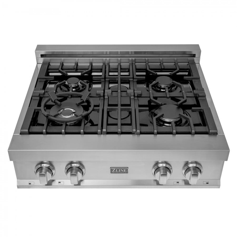ZLINE RT30 30 Inch Gas Rangetop with 4 Italian Sealed Burners ...