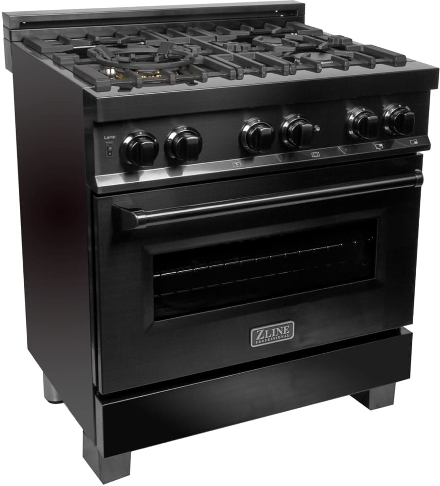 ZLINE RAB30 30 Inch Dual Fuel Range with 4 Italian Burners, 4.0 cu. ft