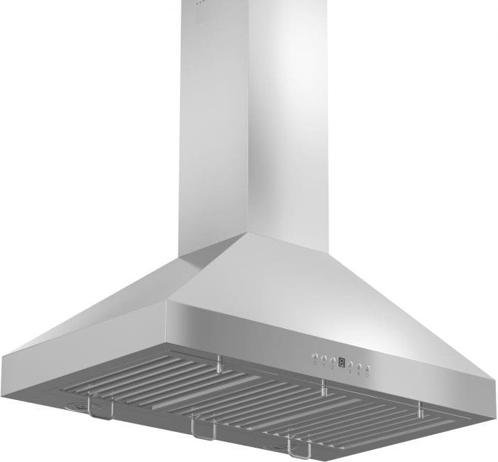 ZLINE KL3I36400 36 Inch Island Range Hood with 400 CFM Motor, LED