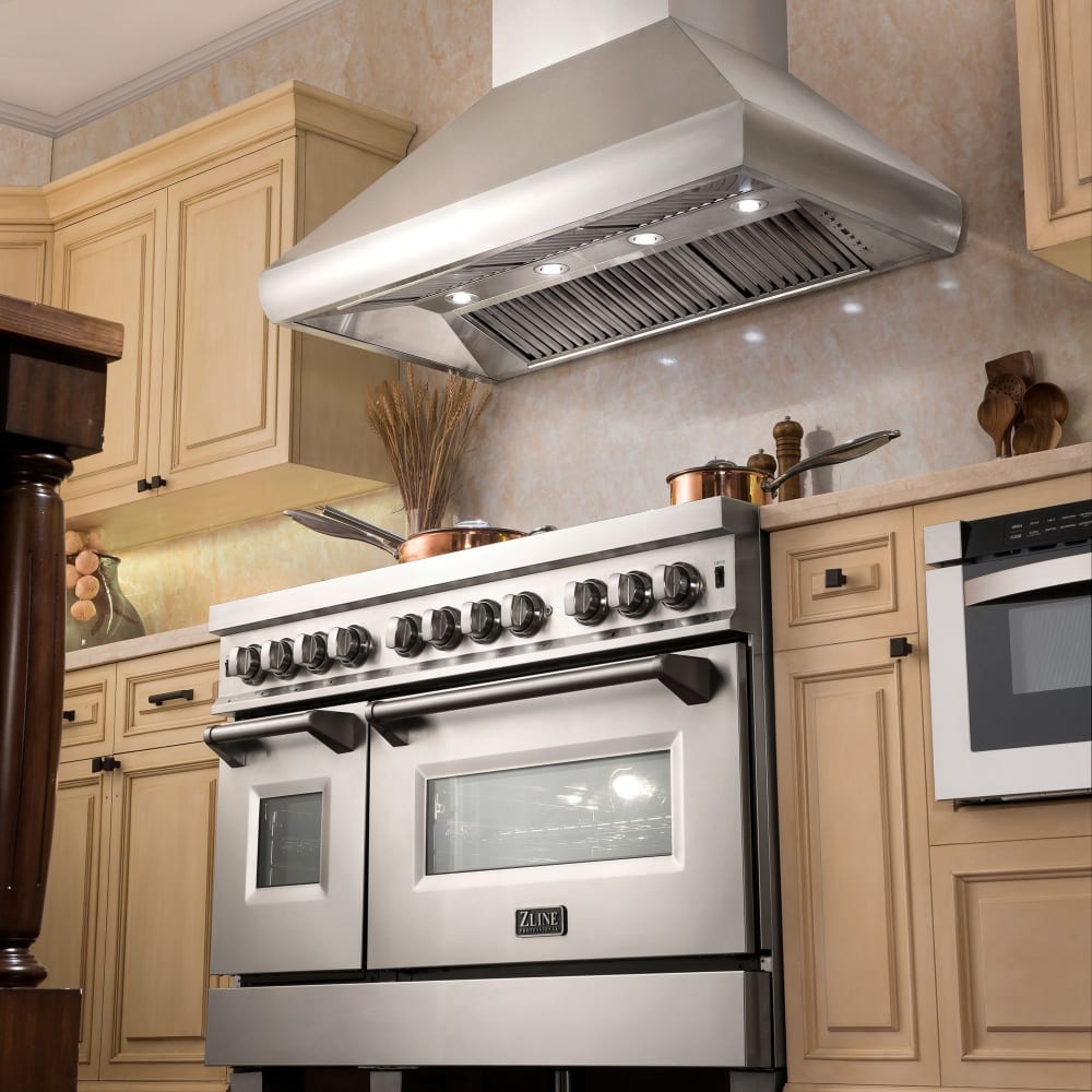 ZLINE 68730448 Outdoor Wall Mount Range Hood with 700 CFM Motor, 4