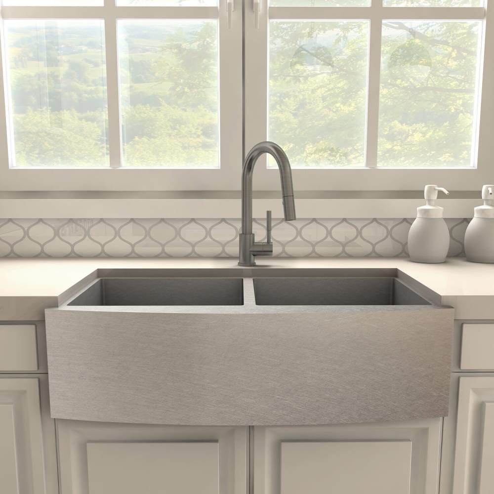 ZLINE Gemini Touchless Kitchen Faucet in Gun Metal (GEM-KFS-GM)
