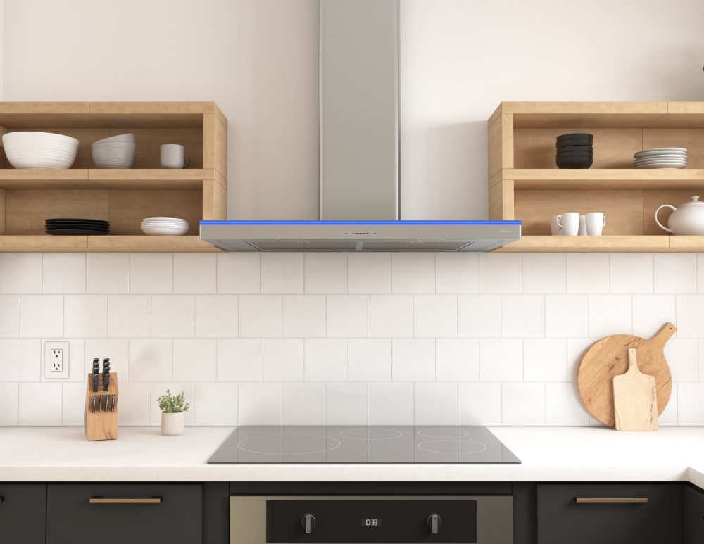 Zephyr ZLUE30CS Luce Wall Mount Range Hood with 5-Speed 600 CFM