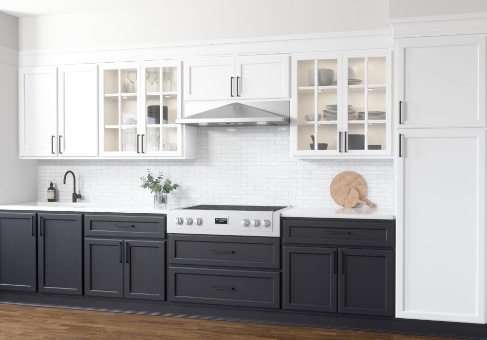 Zephyr ZPYE36BS Pyramid Under Cabinet Range Hood with 3-Speed/400