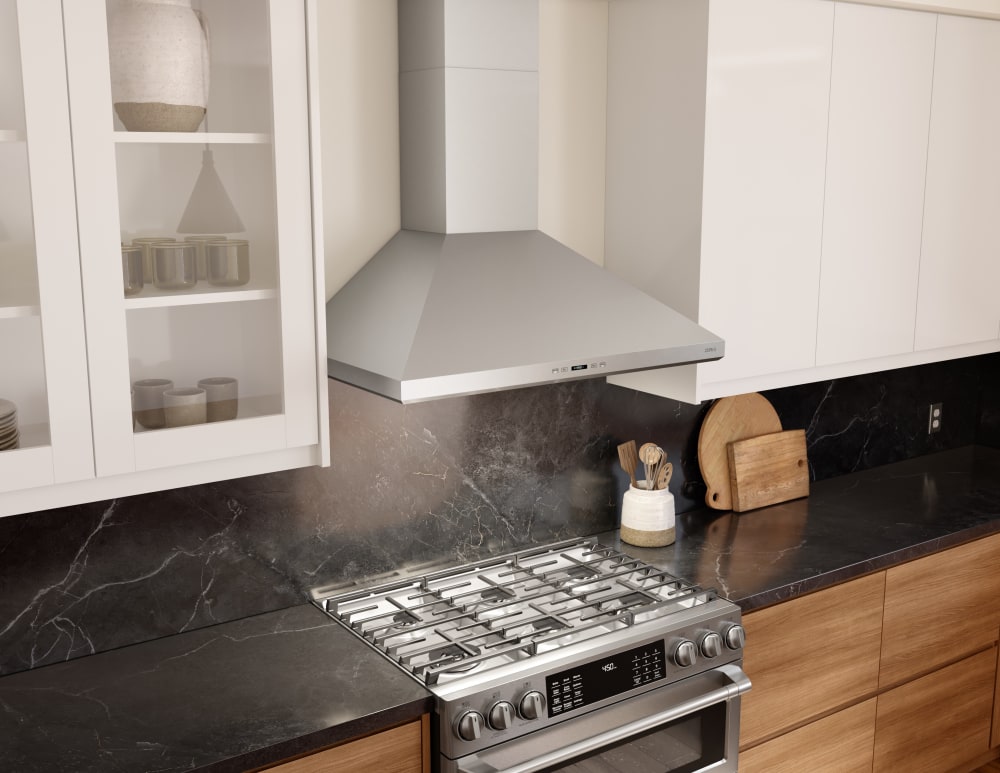 Zephyr ZSIE36DS Wall Mount Range Hood with 5-Speed 650 CFM Blower