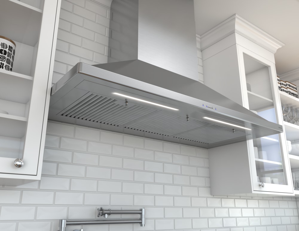 Zephyr ZSPE36BS 36 Inch Wall Mount Range Hood with 5-Speed