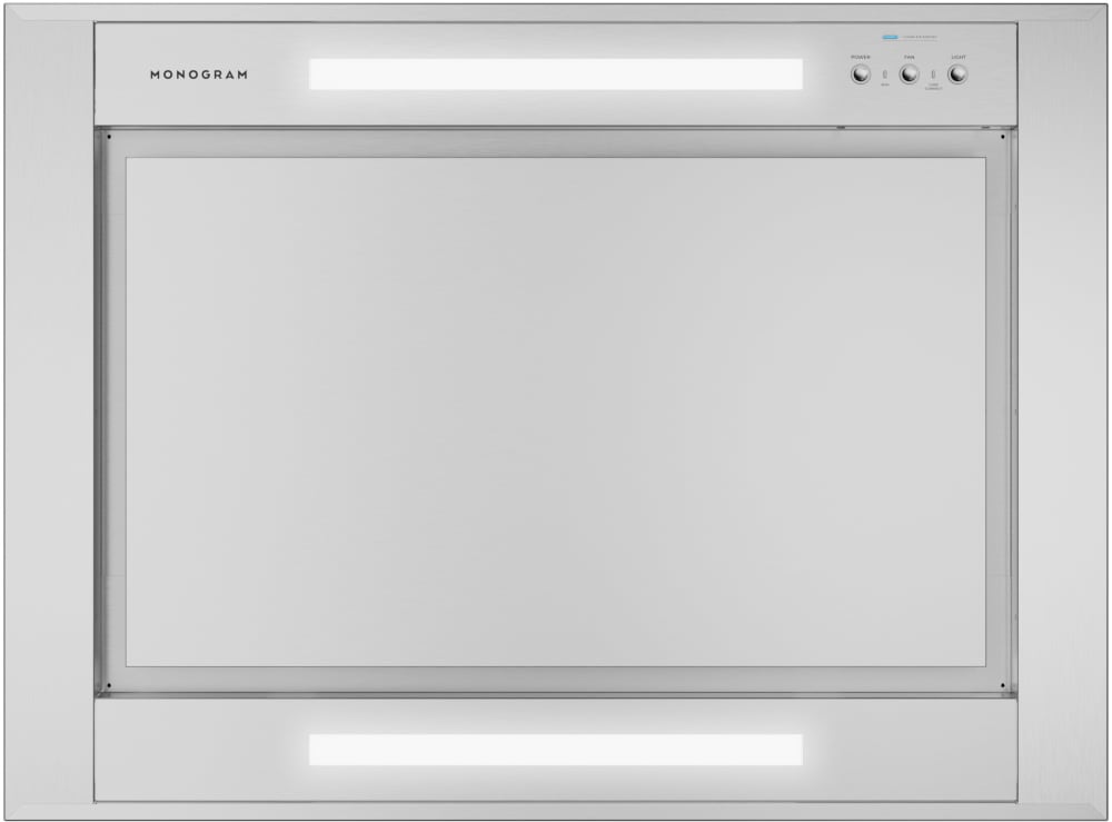 Monogram ZVIS361SRSS 36 Inch Island Mount Smart Range Hood with 3