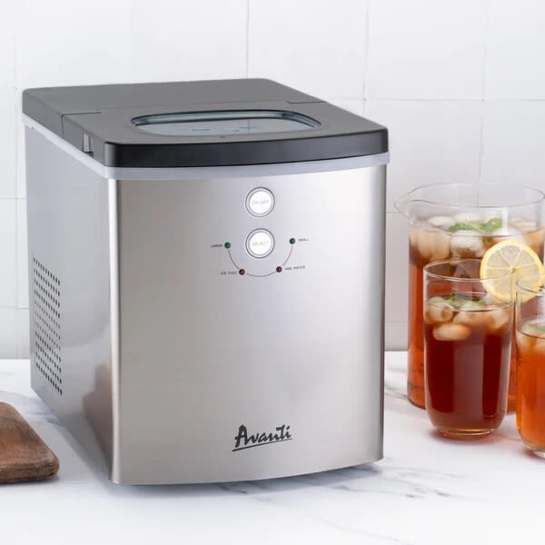 Avanti IM1213SIS 10 Inch Portable Ice Maker with 33 lbs. Daily