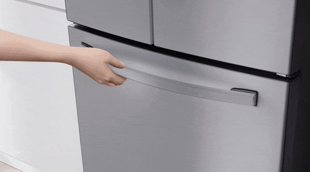 Samsung RF26J7510SR 33 Inch French Door Refrigerator with 25.5 Cu. Ft. Capacity, Twin Cooling