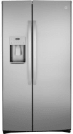 GE GSE25HSHSS 36 Inch Side-by-Side Refrigerator with 25.4 cu. ft ...