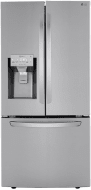 LG LFXS24623S 33 Inch French Door Refrigerator with Slim SpacePlus® Ice ...