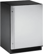 U Line 2175rfs00 24 Inch Built In Compact Refrigerator Freezer With 5 7 Cu Ft Capacity Removable Clear Crisper Drawer And Frost Free Technology Stainless Steel Right Hand Hinge