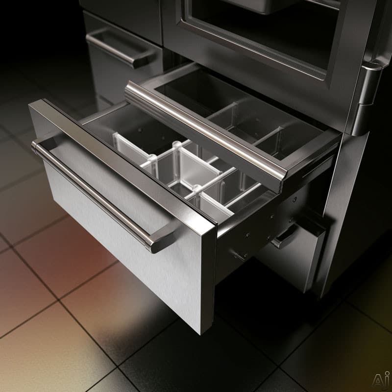 SubZero 648PROG 48 Inch Builtin SidebySide Refrigerator with 18.4