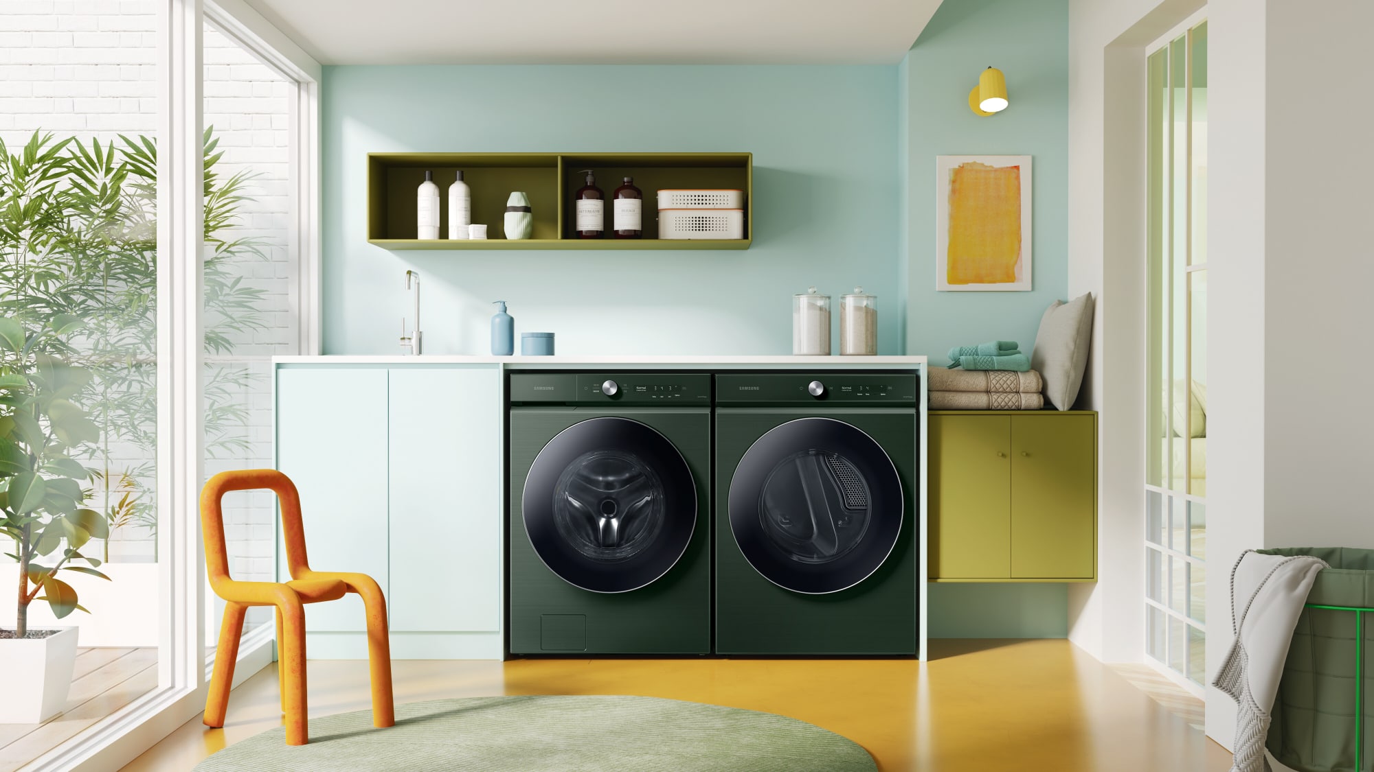 Samsung WF53BB8900AG 27 Inch Smart Front Load Washer with 5.3 cu. ft