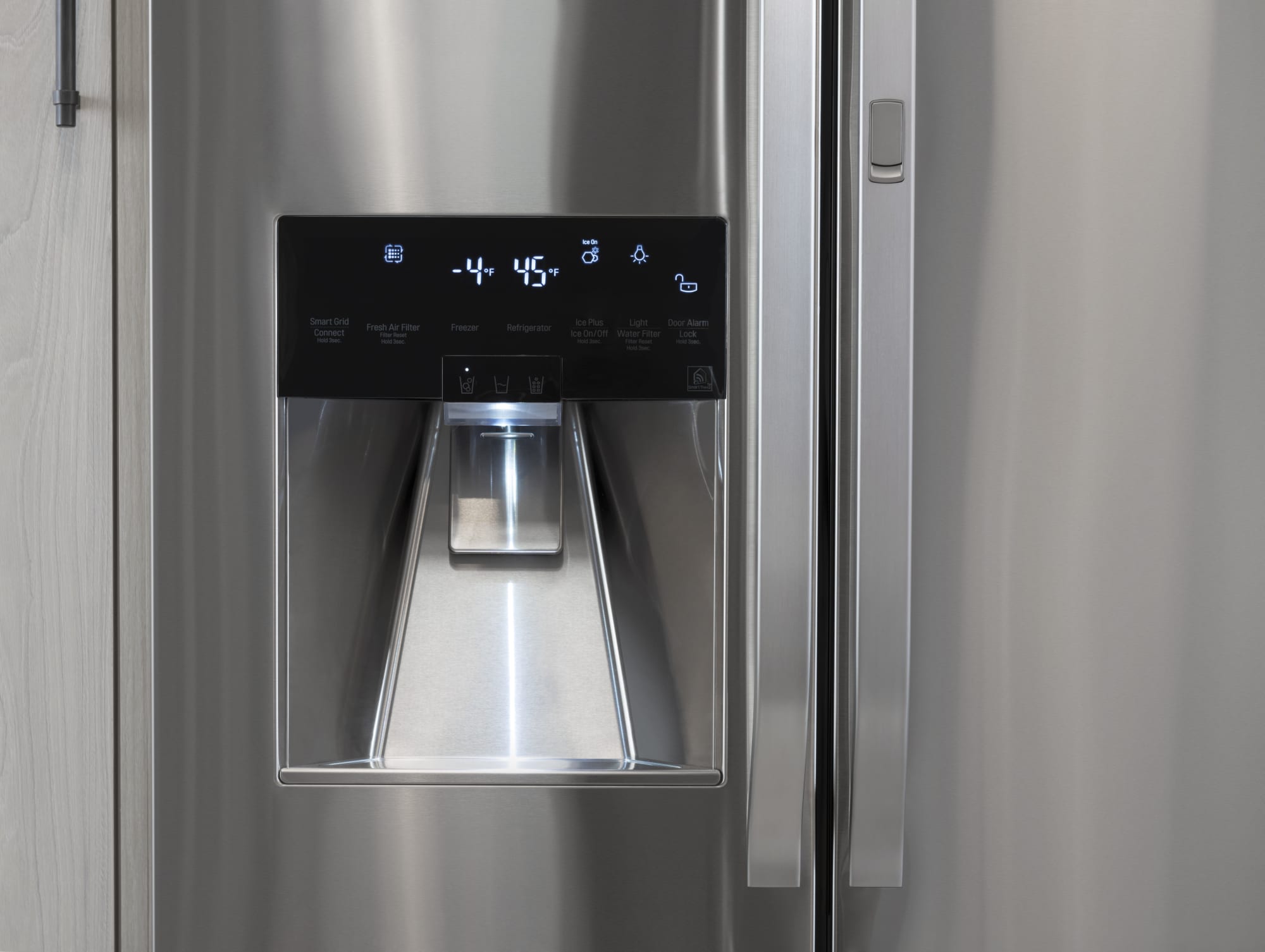 LG LSFXC2476S 36 Inch Counter Depth French Door Refrigerator with 23.5