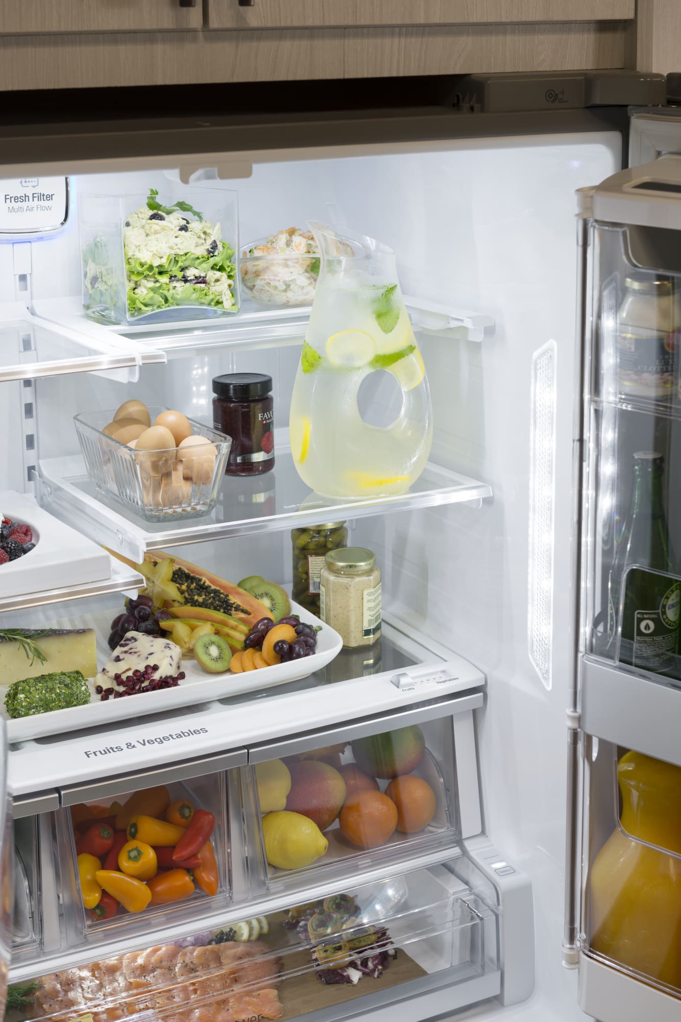 LG LSFXC2476S 36 Inch Counter Depth French Door Refrigerator with