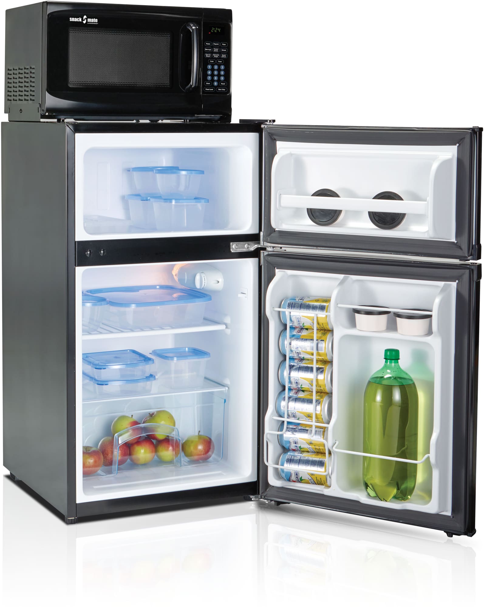 MicroFridge 31SM57A1 3.1 cu. ft. Compact Refrigerator with 700 Watt Microwave, OnePlugtothe