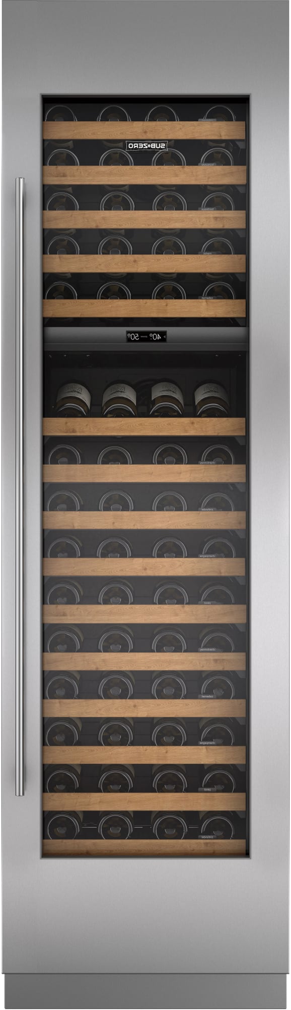 SubZero IW24RH 24 Inch Smart Wine Storage with 102Bottle Capacity, 15