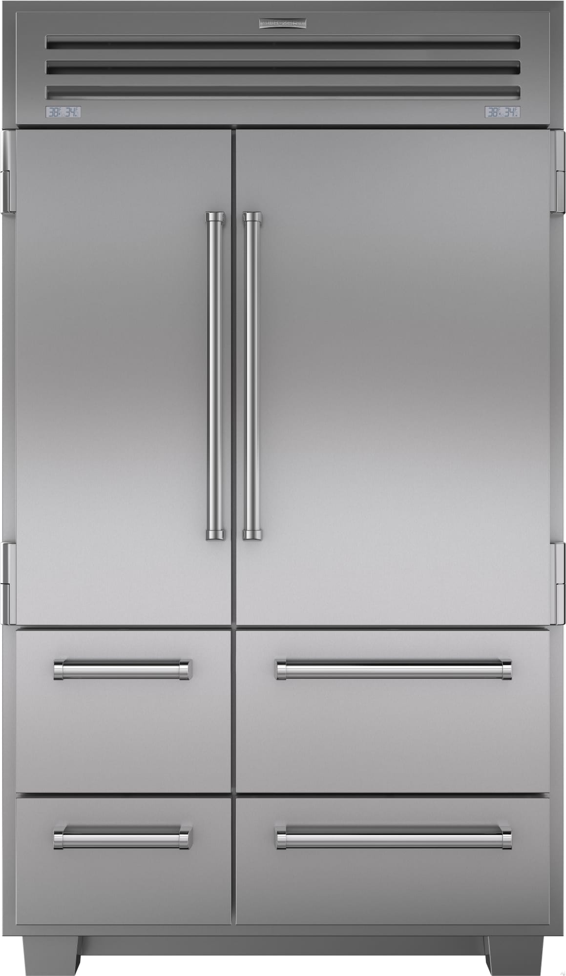 SubZero 648PRO 48 Inch Builtin SidebySide Refrigerator with 18.4 cu