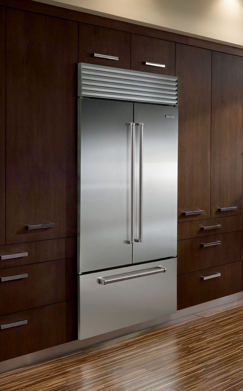Sub-Zero BI36UFDO 36 Inch Built-In Panel Ready French Door Refrigerator ...