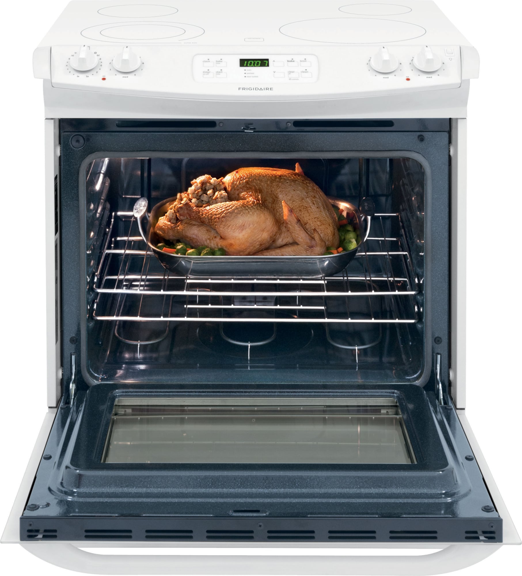 Frigidaire FFES3025PW 30 Inch SlideIn Electric Range with SpaceWise