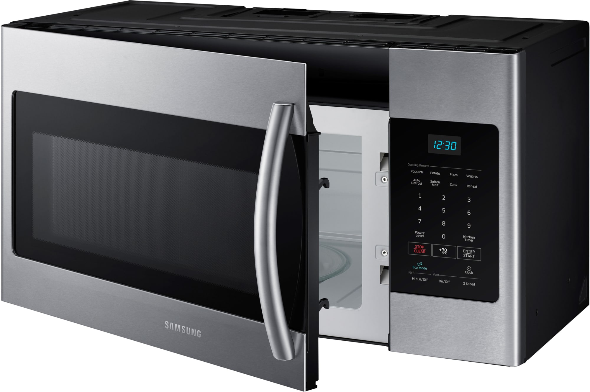 Samsung ME16H702SES 1.6 cu. ft. OvertheRange Microwave Oven with Eco