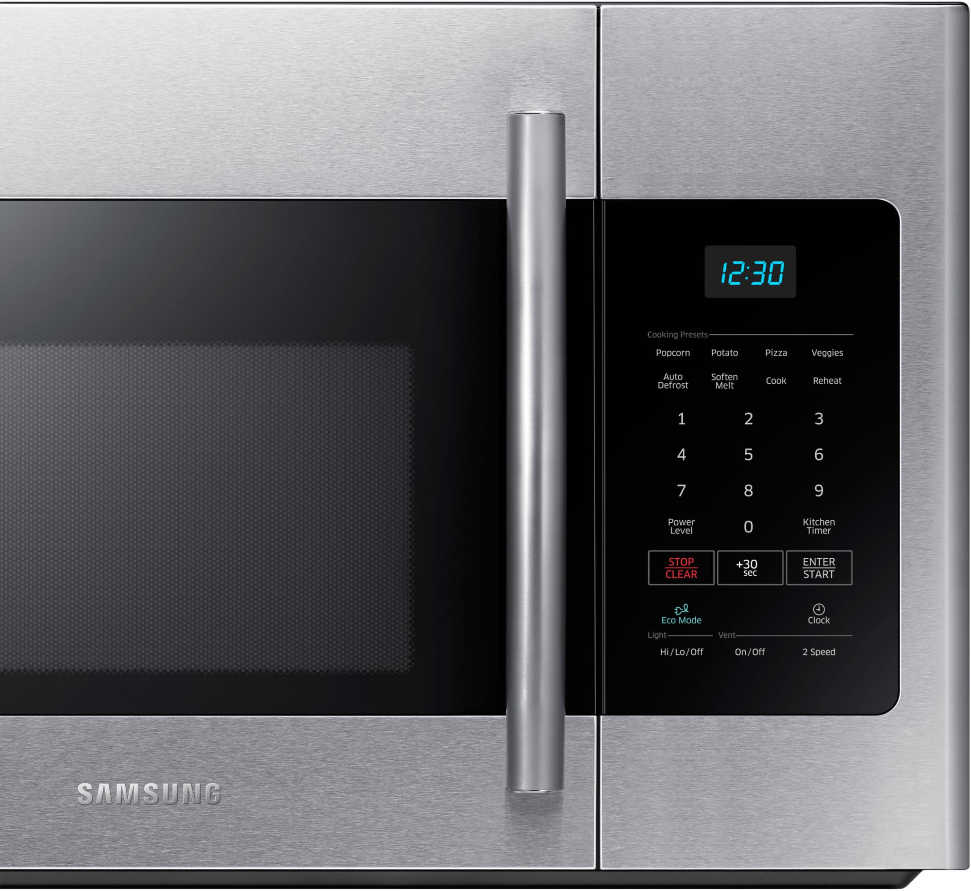 Samsung ME16H702SES 1.6 cu. ft. Over-the-Range Microwave Oven with Eco