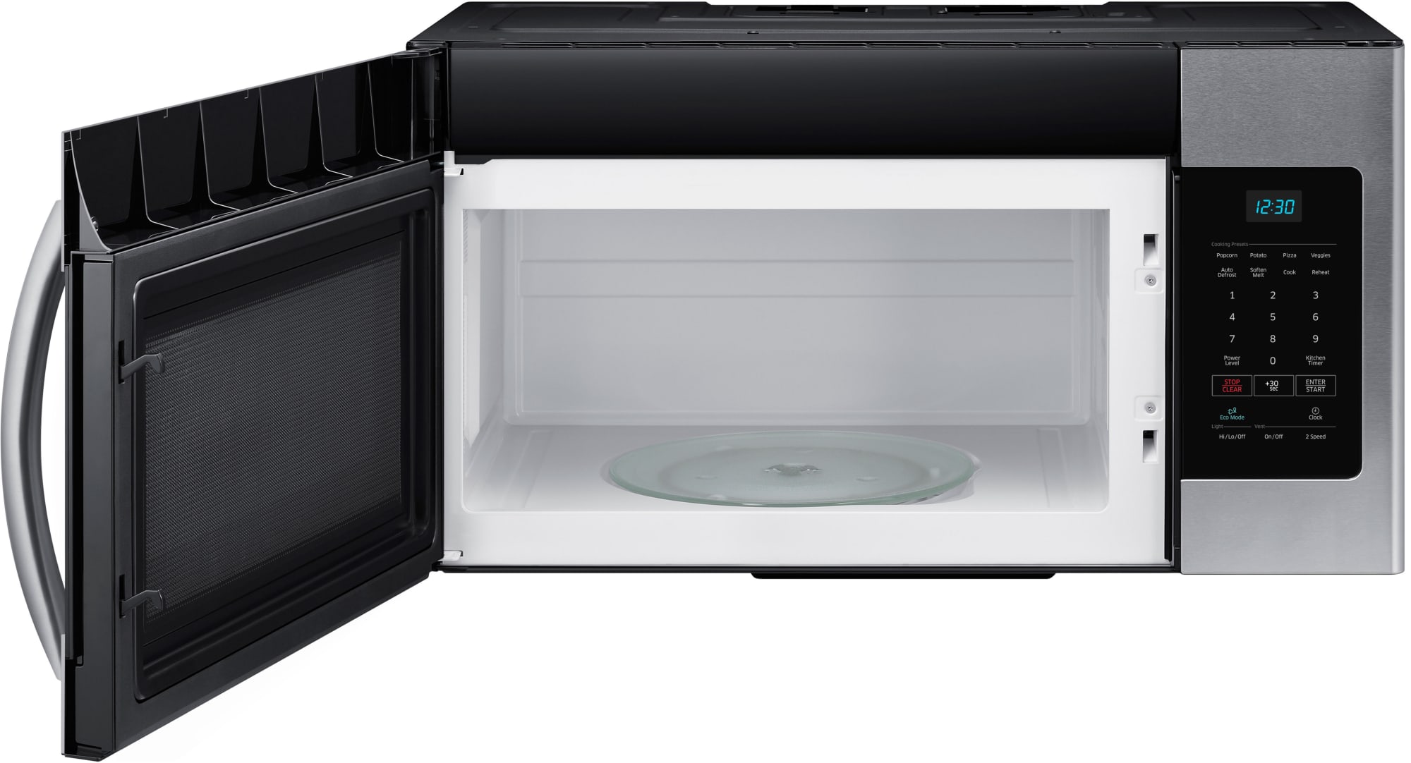 Samsung ME16H702SES 1.6 cu. ft. OvertheRange Microwave Oven with Eco