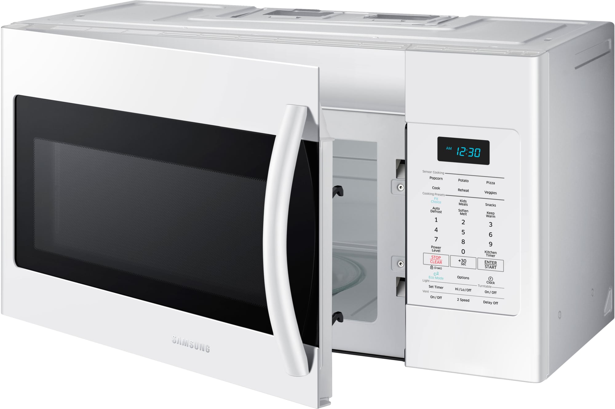 Samsung ME17H703SHW 1.7 cu. ft. Over-the-Range Microwave Oven with 1,000 Cooking Watts, 10 Power 