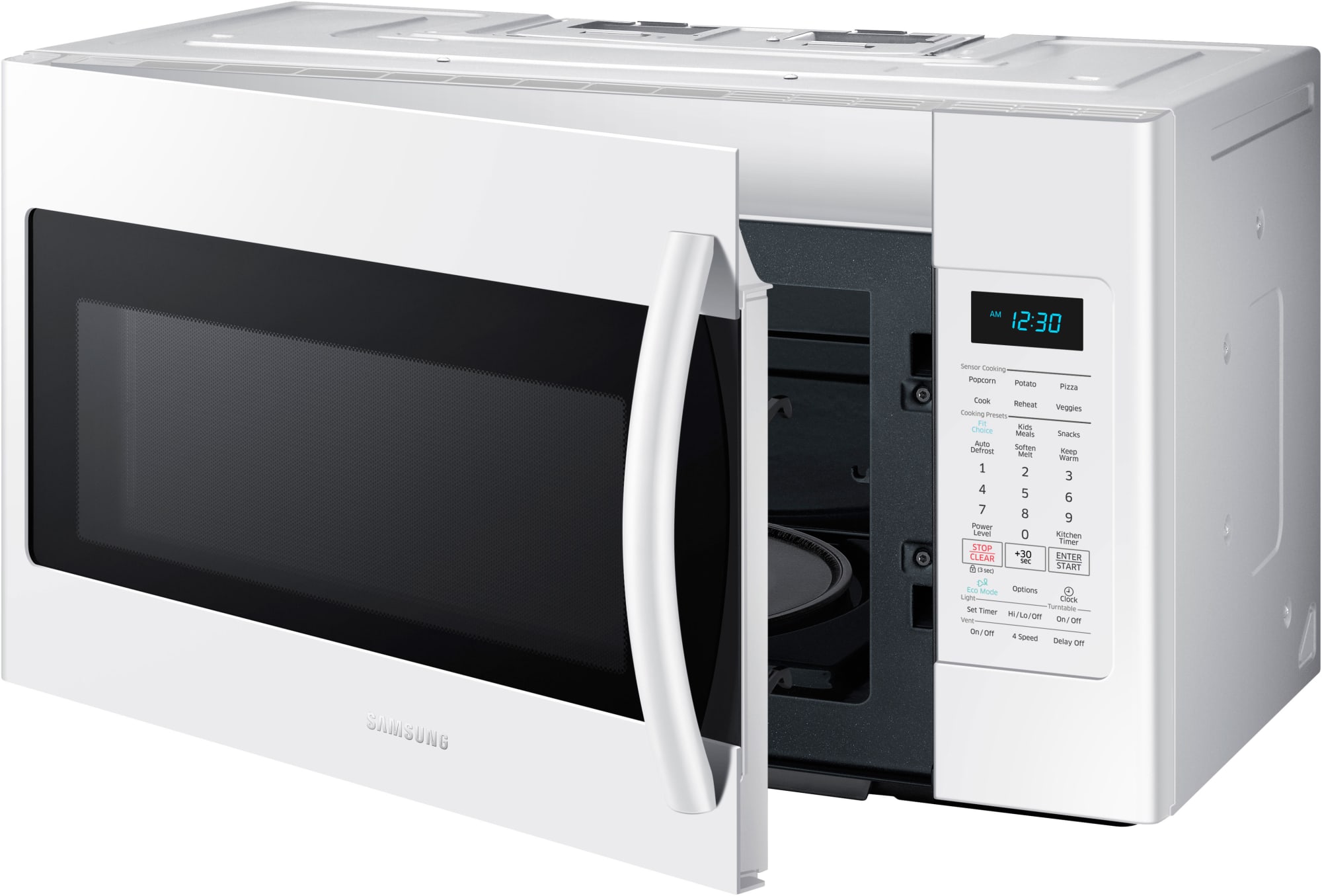 Samsung Me18h704sfw 18 Cu Ft Over The Range Microwave Oven With