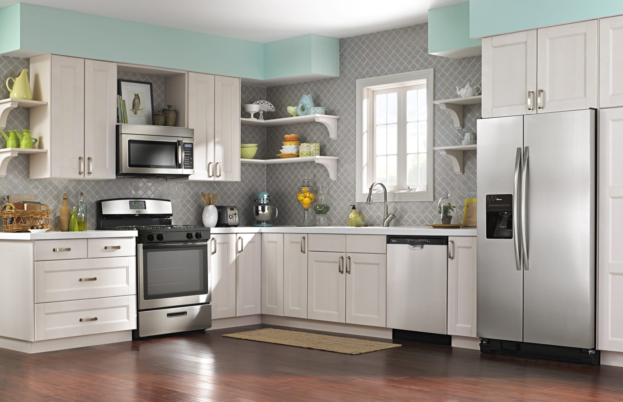 Amana ADB1700ADW Full Console Dishwasher with 12 Place Settings, 5 Wash