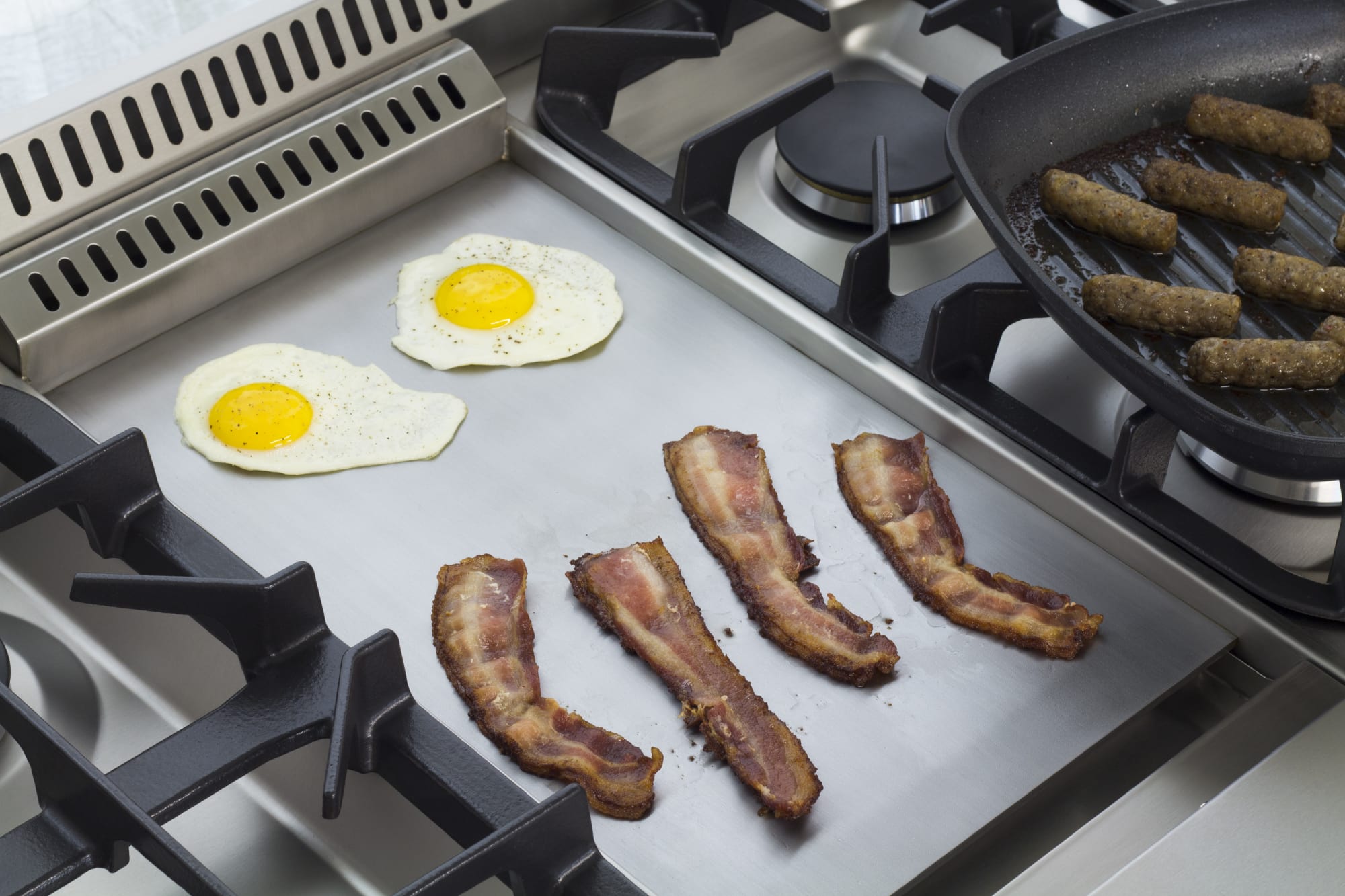 AGA APRO48AGSS 48 Inch Freestanding Gas Range with Convection, Infrared